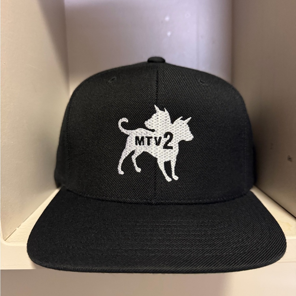 MTV2 Black Snapback Hat